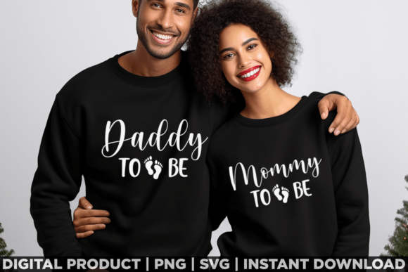 Mommy and Daddy to Be Couple Matching Graphics