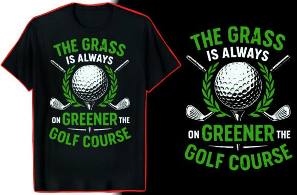 Proud Golfer Quote T-Shirt Graphics