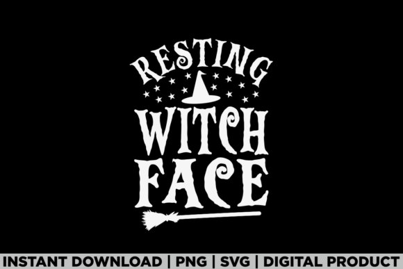 Resting Witch Face Halloween Funny Shirt